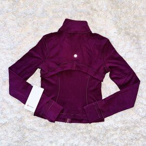 Black Plum Define Cropped Jacket Nulu Lululemon
